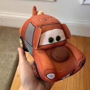 Ty Plush Toy Car - Orange and Brown mater